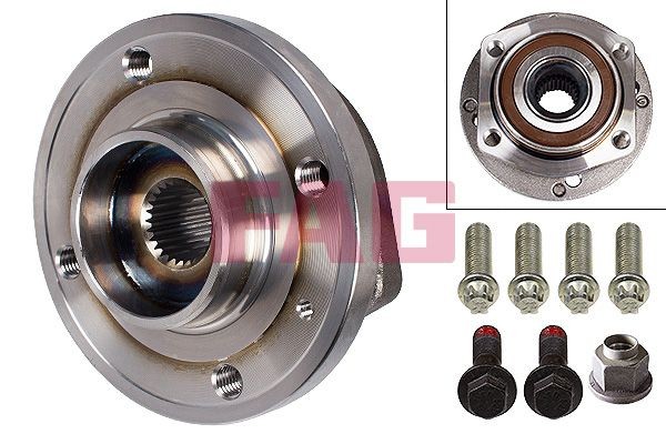 FAG 713 6600 30 Wheel bearing kit Photo corresponds to scope of supply, 135,8, 83,5 mm