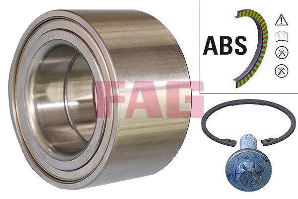 713 6679 90 FAG Wheel bearings MERCEDES-BENZ Photo corresponds to scope of supply, 92 mm