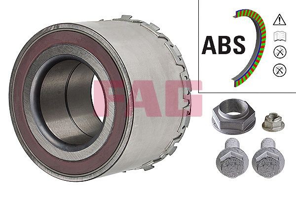 713 6680 30 FAG Wheel bearings MERCEDES-BENZ Photo corresponds to scope of supply, 96 mm