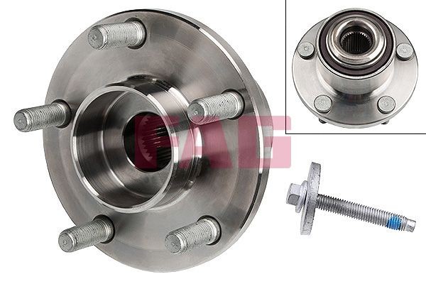 713678790 Hub bearing & wheel bearing kit 713 6787 90 FAG Photo corresponds to scope of supply, 131,3, 78 mm