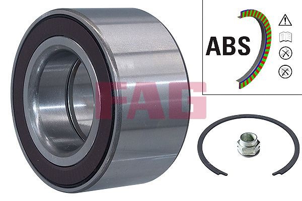 FAG 713 6908 60 Wheel bearing kit Photo corresponds to scope of supply, 66 mm