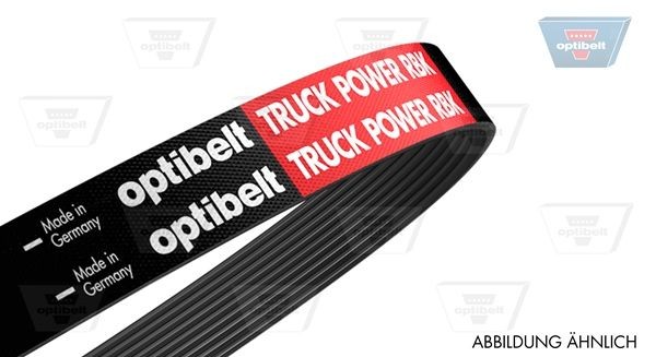 OPTIBELT 9 PK 2835 TM Serpentine belt 2835mm, 9, EPDM (ethylene propylene diene Monomer (M-class) rubber), Optibelt TruckPOWER RBK