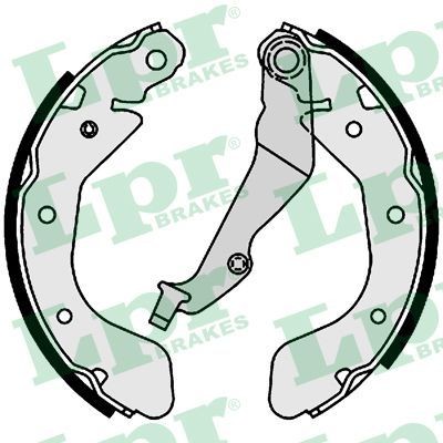 Opel VECTRA Drum brake shoe support pads 2358817 LPR 01001 online buy