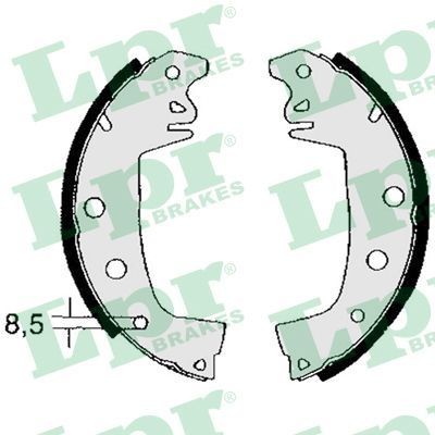 LPR Brake shoes rear and front Peugeot 304 Convertible new 02970