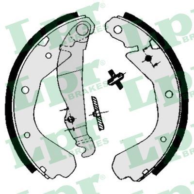 Opel CORSA Drum brake shoe support pads 2358947 LPR 04660 online buy