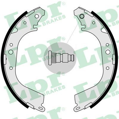 Original 05280 LPR Drum brake shoe support pads TOYOTA