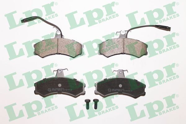 LPR 05P012 Brake pad set with bolts/screws