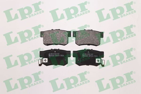 LPR Height: 47,5mm, Width: 88,9mm, Thickness: 15,4mm Brake pads 05P1014 buy