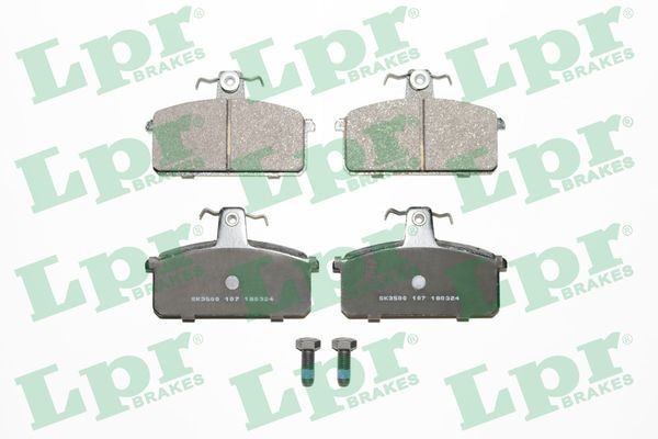 LPR 05P107 Brake pad set with bolts/screws