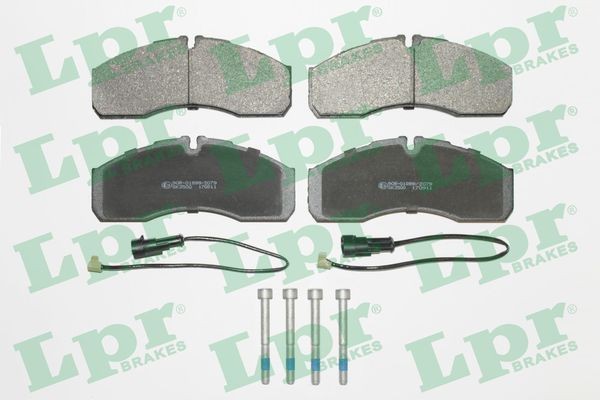 LPR 05P1109B Brake pad set with bolts/screws