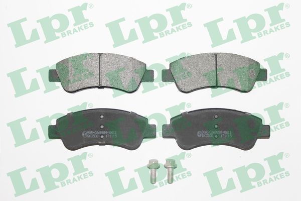 LPR with bolts/screws Height: 52mm, Width: 137mm, Thickness: 18,8mm Brake pads 05P1188 buy