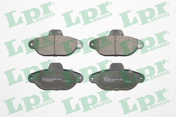 LPR Height: 55,4mm, Width: 114,9mm, Thickness: 17mm Brake pads 05P1191 buy