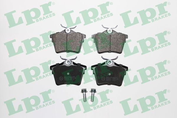 LPR 05P1195 Brake pad set with bolts/screws