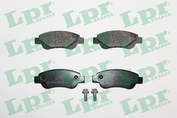 LPR 05P1235 Brake pad set with bolts/screws