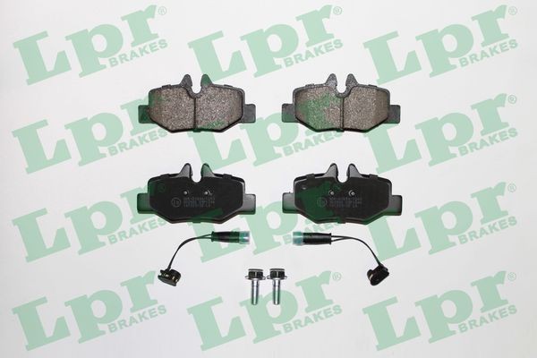 LPR 05P1246 Brake pad set with bolts/screws