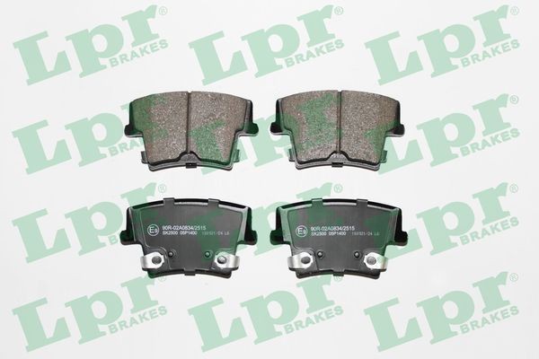 LPR 05P1400 Brake pad set