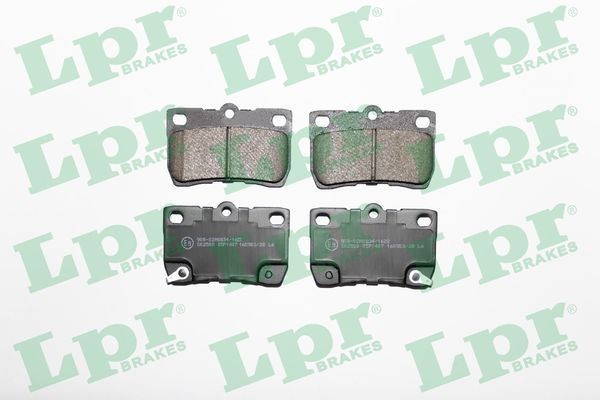LPR 05P1407 Brake pad set