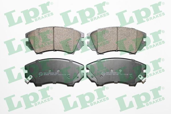 Original LPR Disc brake pads 05P1467 for OPEL ZAFIRA