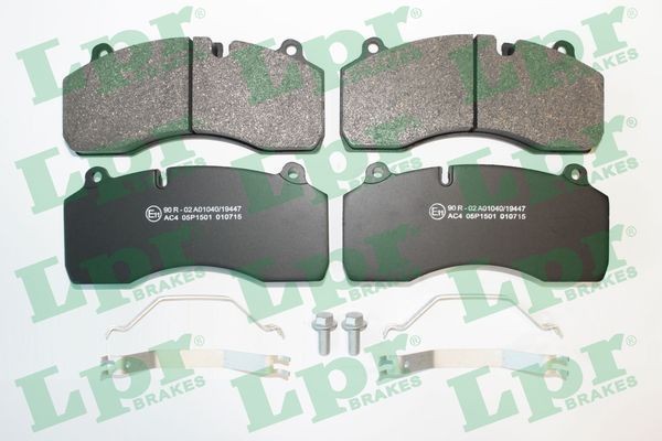 LPR with bolts/screws Height: 93,4mm, Width: 210,2mm, Thickness: 29,8mm Brake pads 05P1501 buy