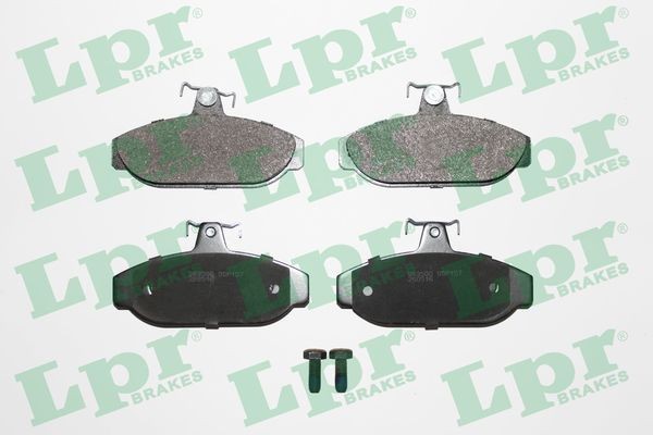 LPR with bolts/screws Height: 65mm, Width: 125mm, Thickness: 17,4mm Brake pads 05P157 buy