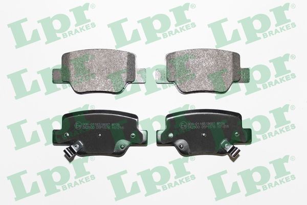 LPR 05P1576 Brake pad set