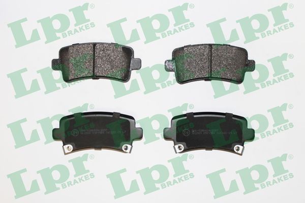 LPR 05P1584 Brake pad set