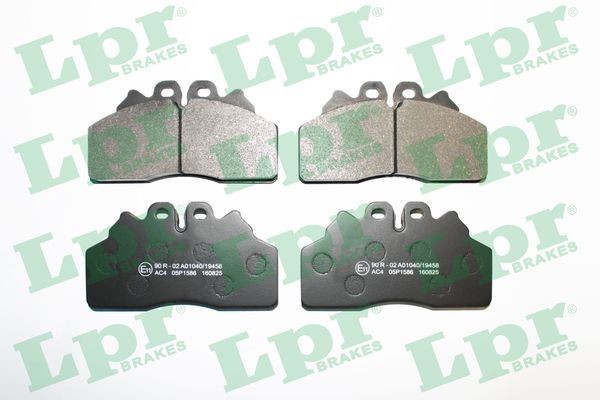 LPR Height: 95mm, Width: 175,4mm, Thickness: 27mm Brake pads 05P1586 buy