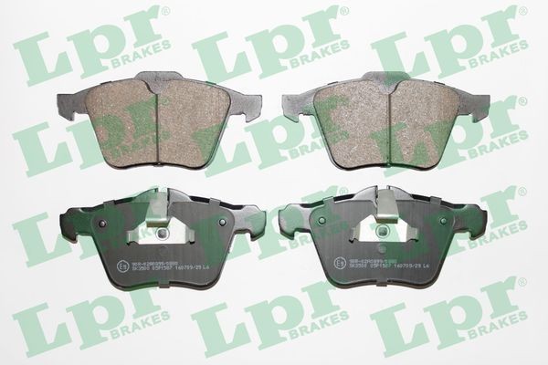 LPR 05P1587 Brake pad set