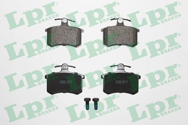 LPR 05P215 Brake pad set with bolts/screws