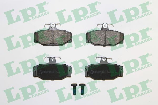 LPR 05P217 Brake pad set with bolts/screws