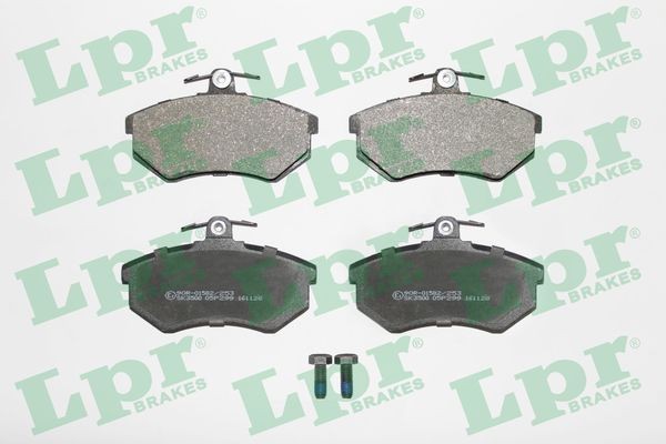LPR 05P299 Brake pad set with bolts/screws