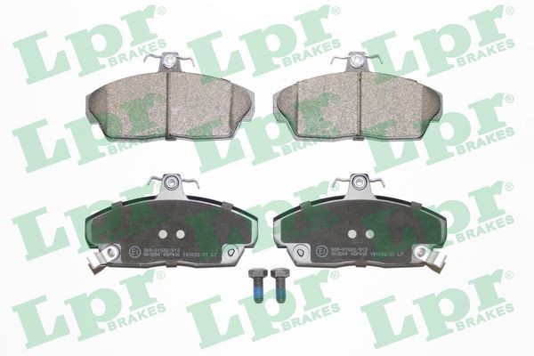 LPR 05P430 Brake pad set with bolts/screws