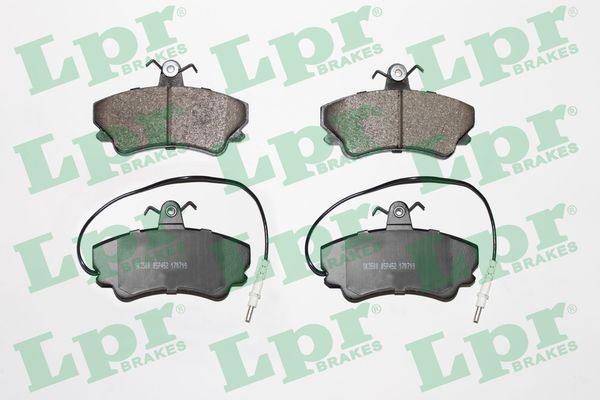 LPR 05P452 Brake pad set with bolts/screws