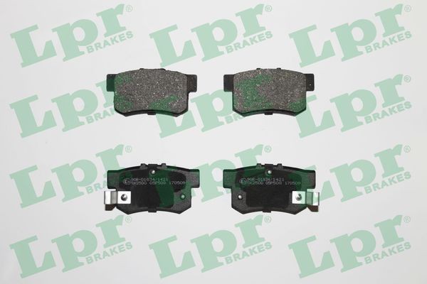 LPR 05P508 Brake pad set 06430-S2A-E50