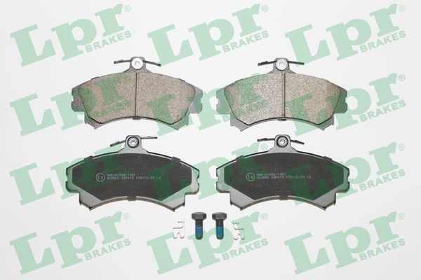 LPR 05P615 Brake pad set with bolts/screws