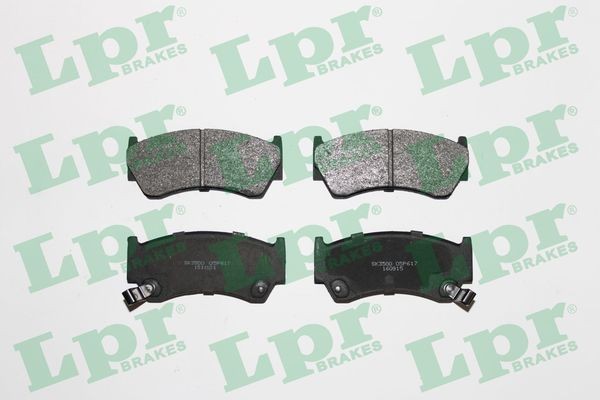 LPR Height: 48mm, Width: 108,5mm, Thickness: 15,5mm Brake pads 05P617 buy