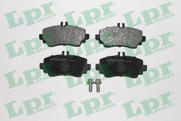 LPR 05P670 Brake pad set with bolts/screws