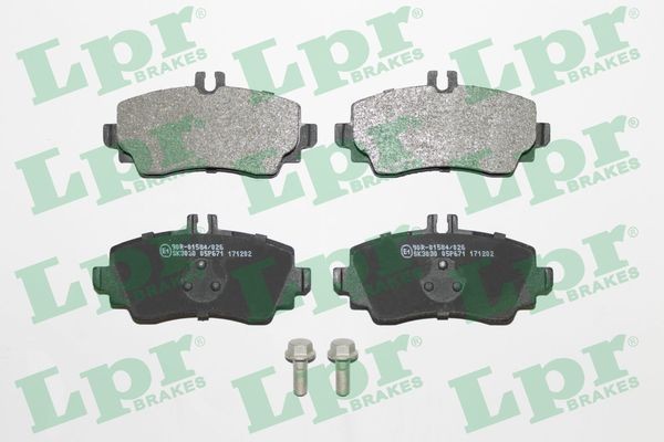 LPR 05P671 Brake pad set with bolts/screws