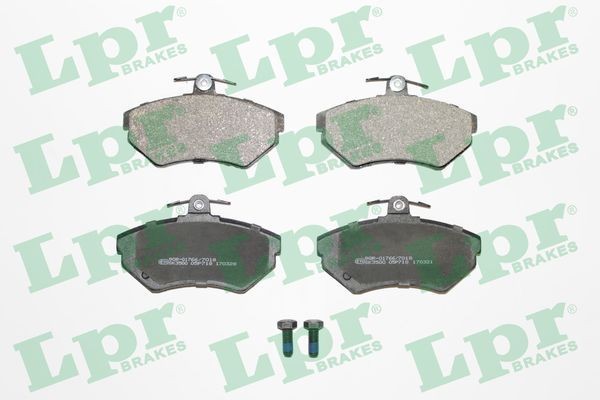 LPR 05P718 Brake pad set with bolts/screws