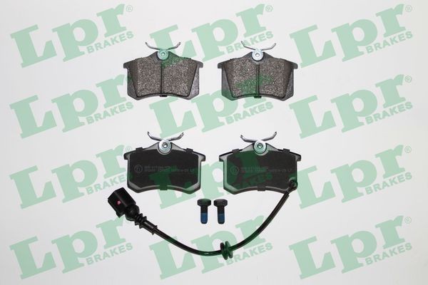 LPR 05P853 Brake pad set with bolts/screws