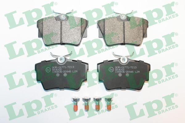 LPR 05P946 Brake pad set with bolts/screws