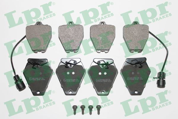 LPR 05P981 Brake pad set with bolts/screws