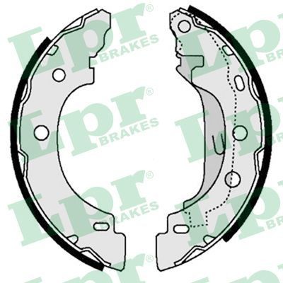 LPR Brake shoes rear and front RENAULT Clio 4 (KH_) new 07330