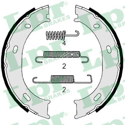 Original 07959 LPR Parking brake pads MERCEDES-BENZ