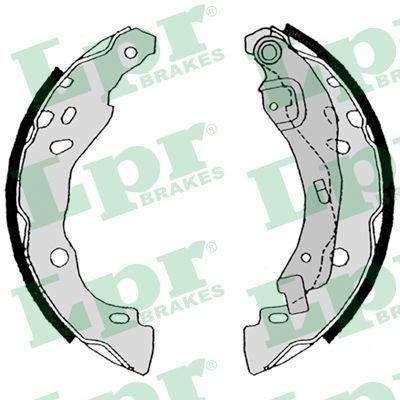 LPR Brake shoes rear and front RENAULT CLIO IV Estate (KH) new 08630