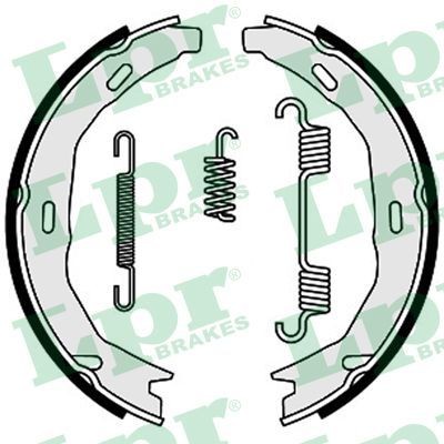 LPR Emergency brake shoes rear and front Mercedes A207 new 09660