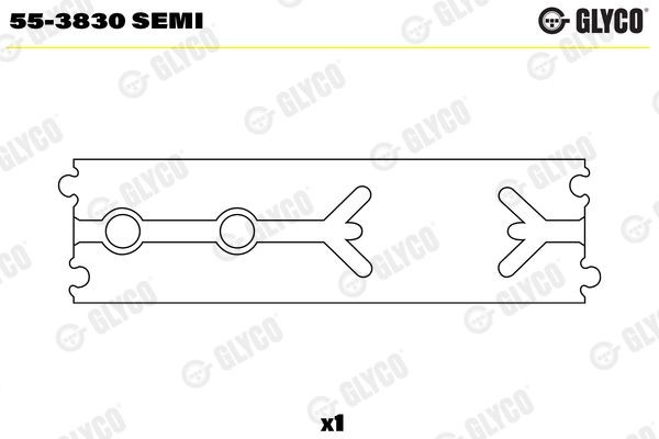 55-3830 GLYCO 55-3830SEMI Small End Bushes, connecting rod A 605 038 02 50