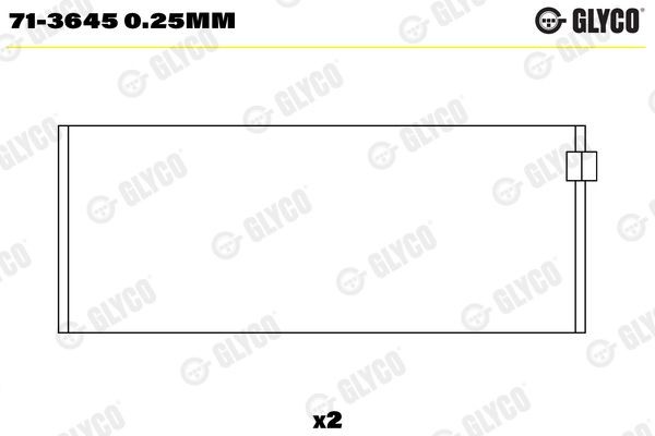 71-3645 0.25mm GLYCO Pleuellager für MULTICAR online bestellen