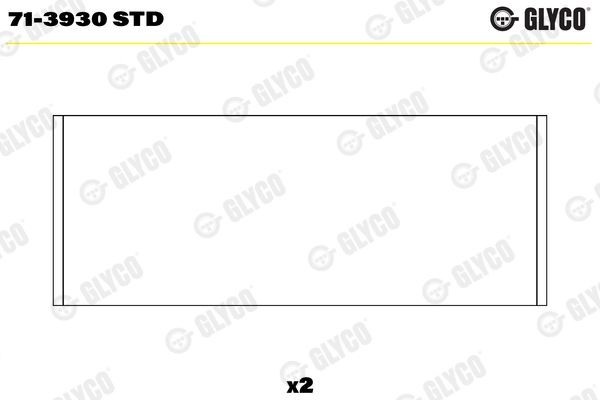 713930STD Big End Bearings GLYCO 71-3930 STD review and test