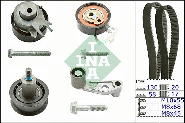 Great value for money - INA Timing belt kit 530 0089 10